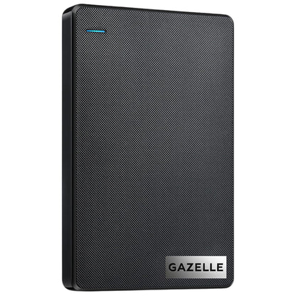 GAZELLE 1TB GZ1TB Portable External Hard Drive - 2.5" Form Factor, SATA Interface, USB 3.0, Mechanical Disk