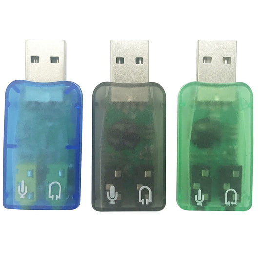 AJDPOI USB Audio Adapter 8541676061 Stereo 48KHz External Sound Card