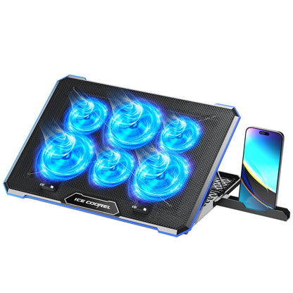 ICE COOREL Laptop Cooling Pad 16.14x11.6x1 inches Model ICE-K15-FBA