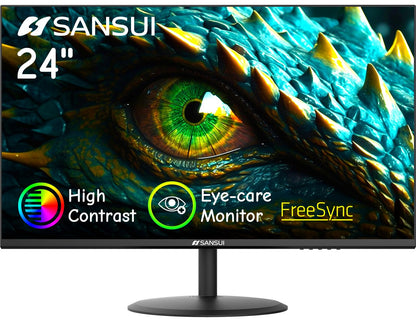 SANSUI 23.8 Inches ES-24X5AL FHD 1080p 75 Hz LCD Monitor