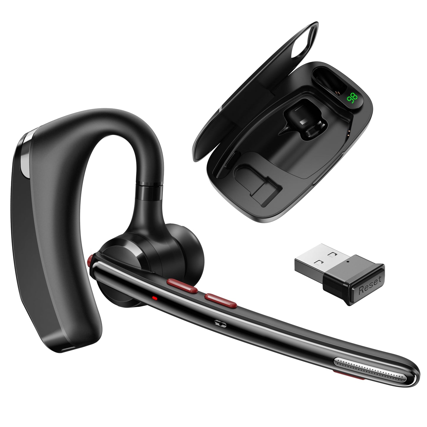 COMEXION G10 Bluetooth Headset V5.3 Wireless Noise Cancellation Earhook