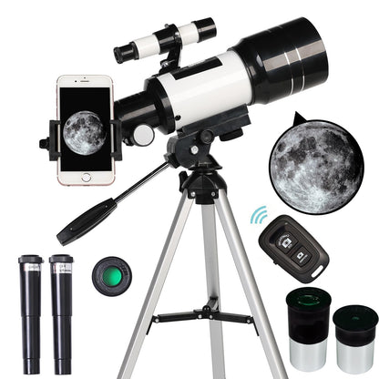 ToyerBee 70mm YC0001 Manual Focus Altazimuth Mount Portable Refractor Telescope