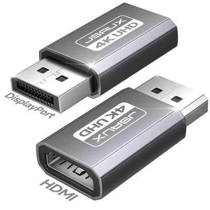 JSAUX 4 Port HDMI Converter Adapter Model JSDEDV0004GY2PNEW