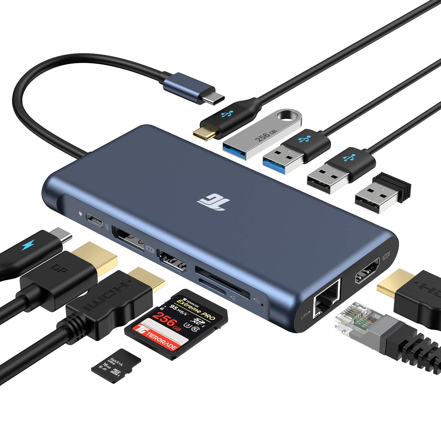 Tiergrade 12-in-1 USB C Hub TG-HB014