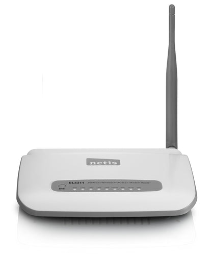 Netis DL4311 2.4GHz Wireless N150 ADSL2+ Modem Router 150Mbps