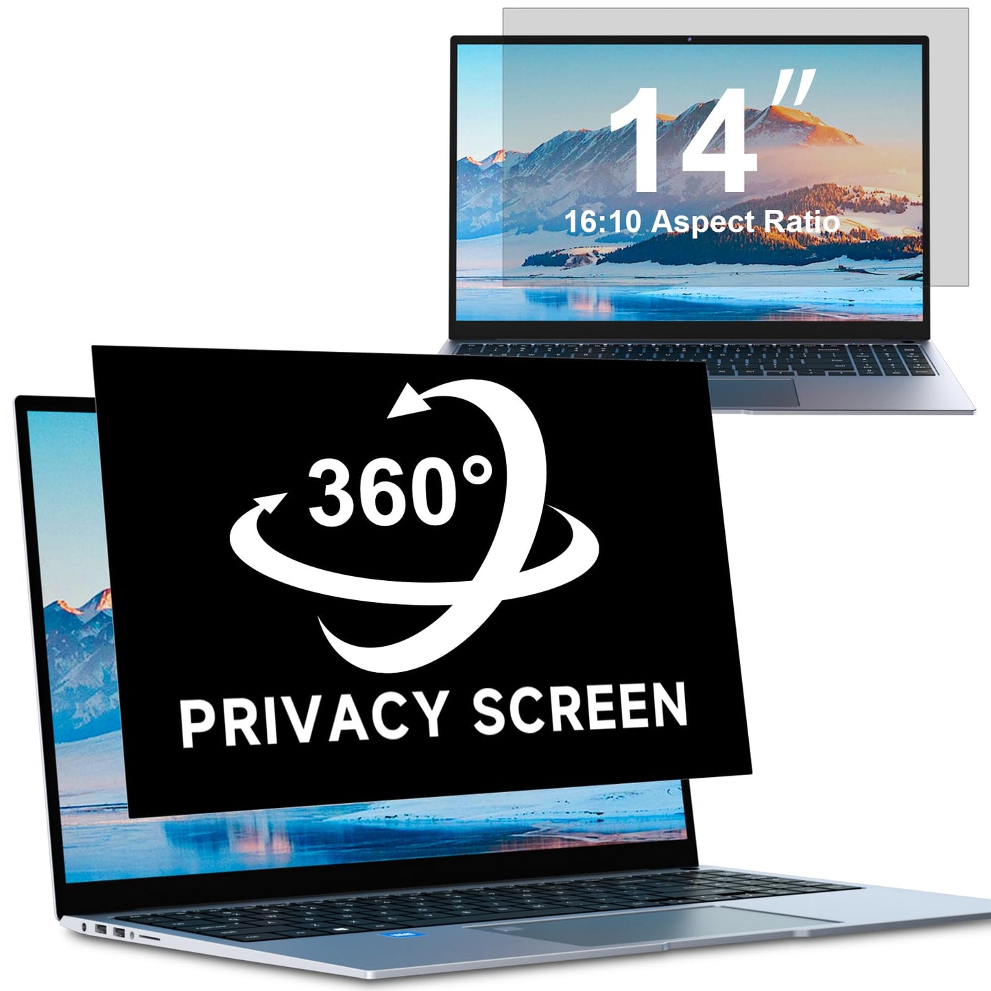 ZOEGAA 14 inch Laptop Privacy Screen 16:10