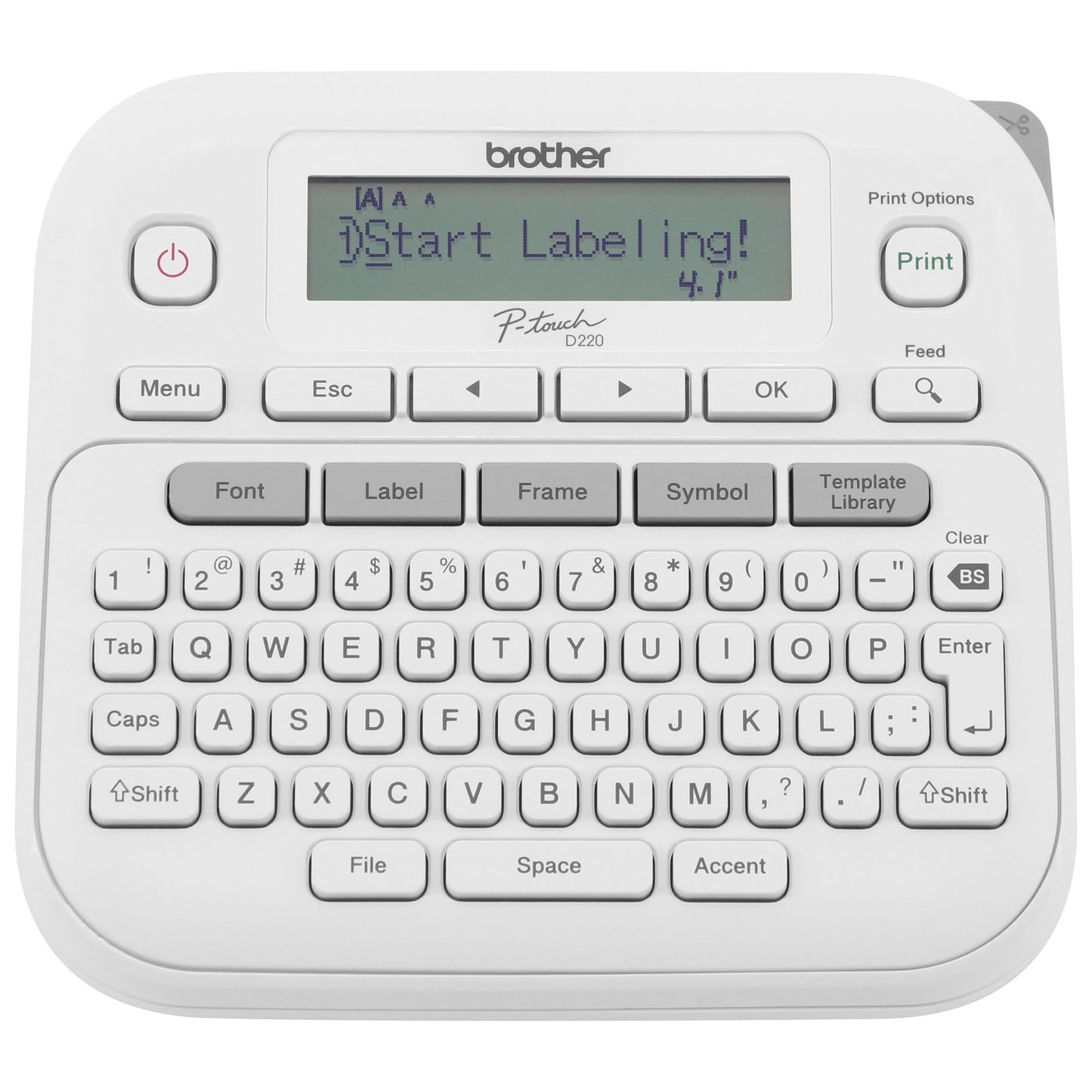 Brother P-Touch PTD220 Thermal Printer Monochrome 180 dpi Label Maker