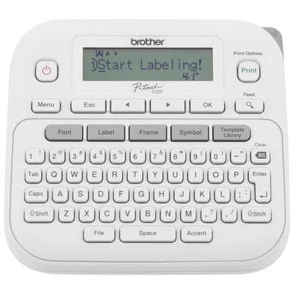 Brother P-Touch PTD220 Thermal Printer Monochrome 180 dpi Label Maker