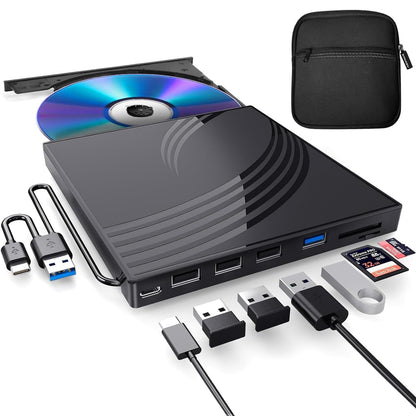 BPAKDU External Portable CD/DVD Drive Model B31-Y2 USB 3.0 Ultra Slim