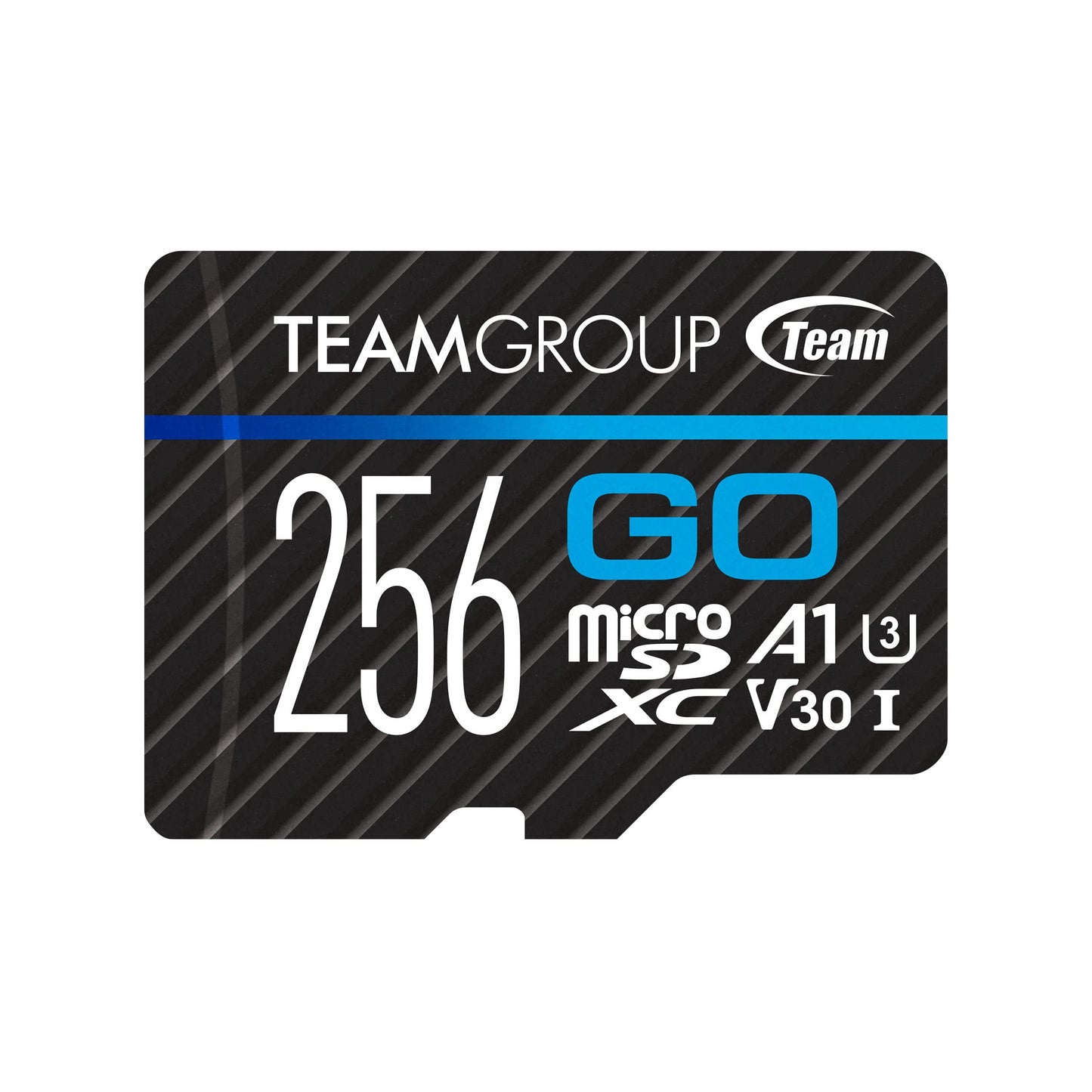 TEAMGROUP 256GB GO Card MicroSDXC UHS-I U3 V30 Flash Memory Card