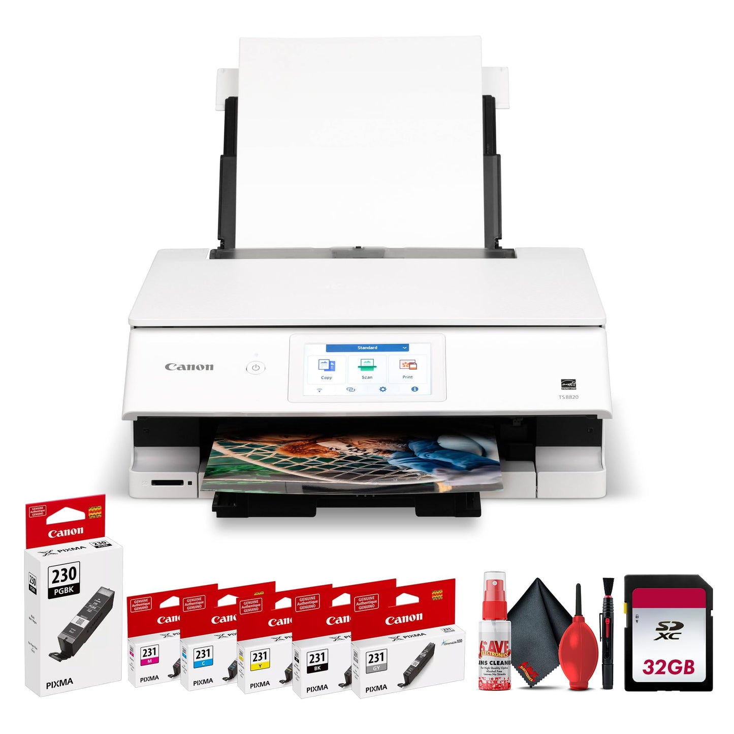 Canon 8.5 x 11 inches CANPTS8820_EDI6_1 600 dpi All-In-One Inkjet Printer