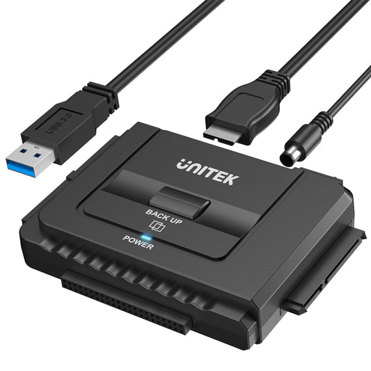 Unitek USB 3.0 to IDE and SATA Converter Kit Y-3322 12V 2A Power Adapter