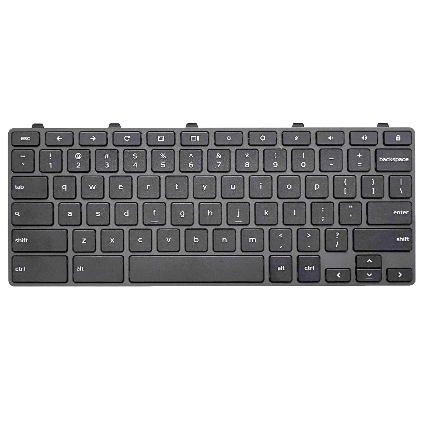 WWGTMC Dell Chromebook 11 3100 3110 3120 5190 USB-A Mechanical Backlit Keyboard QWERTY Black