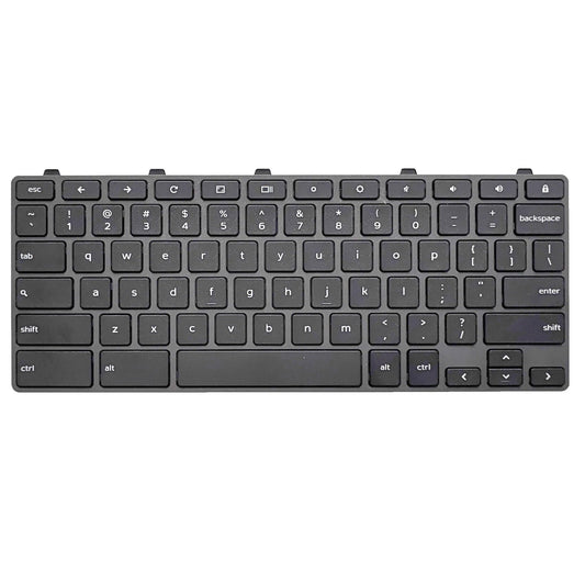 WWGTMC Dell Chromebook 11 3100 3110 3120 5190 USB-A Mechanical Backlit Keyboard QWERTY Black