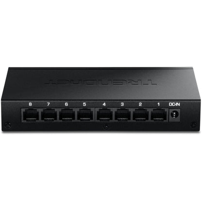 TRENDnet 8-Port TEG-S381 2.5G Switch, 8 x 2.5G RJ45 Ports, 40Gbps Capacity, Ethernet Splitter
