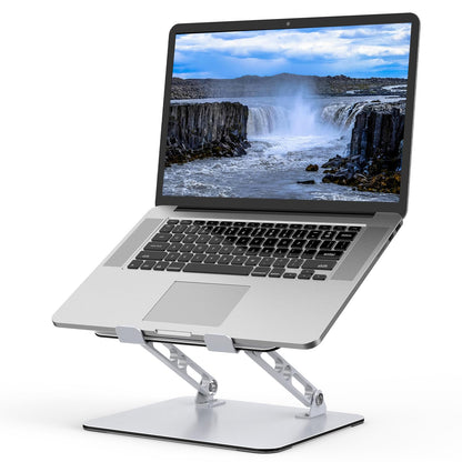 Gogoonike Adjustable Laptop Stand 10-15.6 inch Portable Tabletop Ergonomic Metal Riser