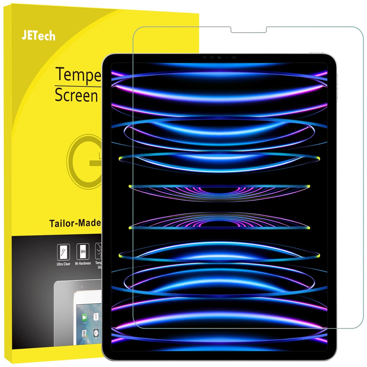 JETech 12.9-Inch 0907- Scratch Resistant Tempered Glass Screen Protector