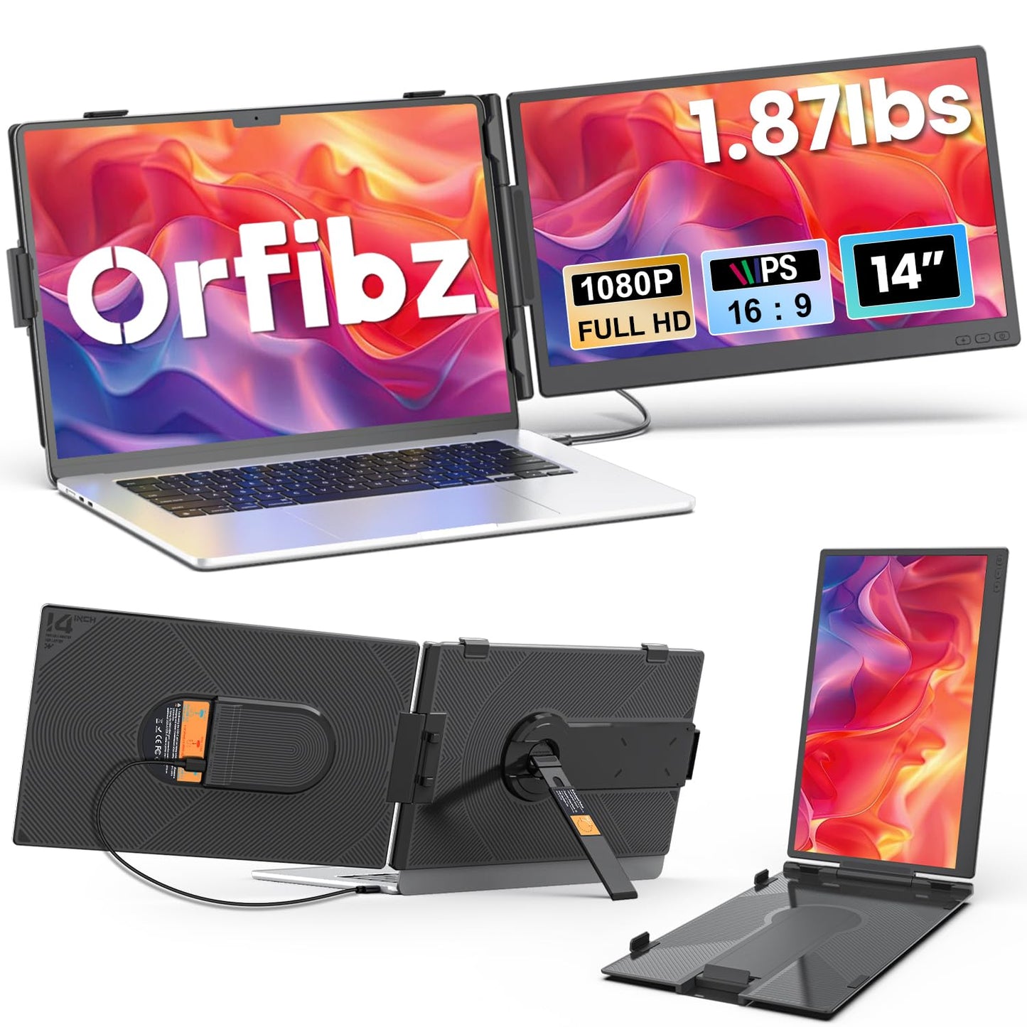 Orfibz 14" S8 1920x1080 60Hz IPS Monitor