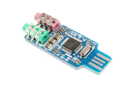 NOYITO 18g CM108 USB Sound Card Drive-Free External Module - Stereo - 5.1 Surround Sound