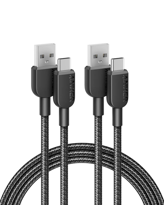 Anker 6 Feet B81G6011 USB A to USB C Cable - USB-IF Compliant, 3 Amps, 480 Mbps
