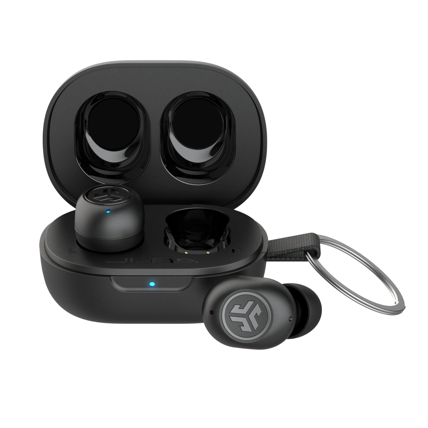 JLab IEUEBJBMINIRBLK124_1 Bluetooth 5.0 Wireless In-Ear Headphones No Jack Black