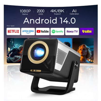 LYNCAST 8.9" X7 1920x1080 LCD Portable Projector