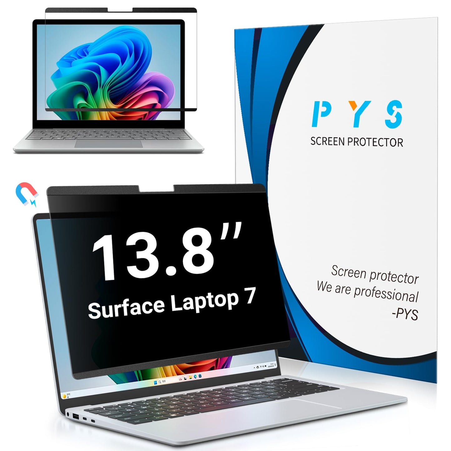 PYS 13.8" PYS-SFCXFK-13.8In Matte Privacy Screen Protector Anti-Glare