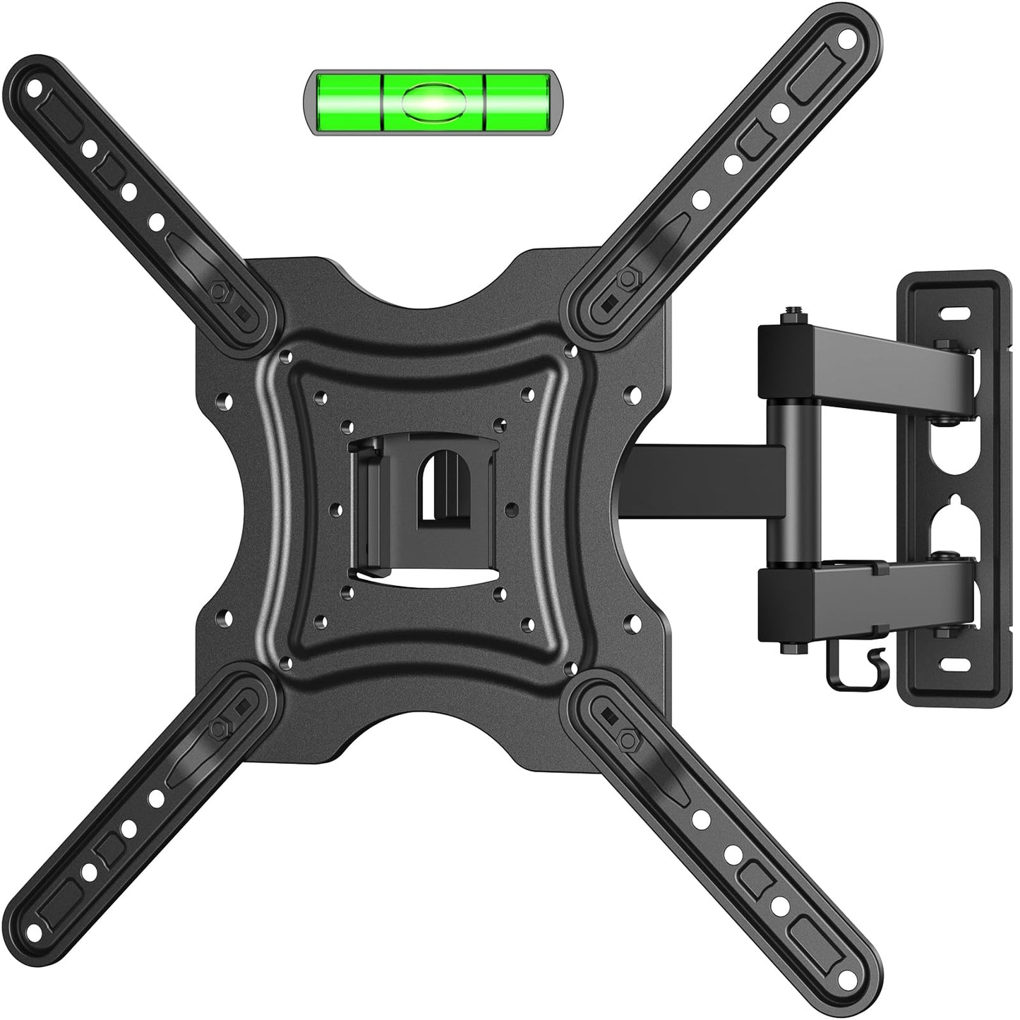 XVCAS Wall Mount for TV and Monitors 19-55 inch VESA 400x400mm Alloy Steel Black