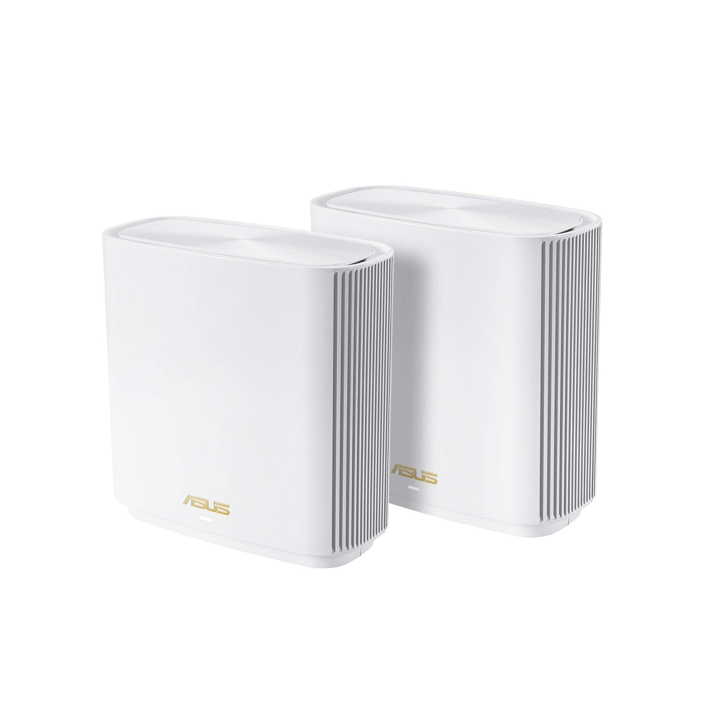 ASUS ZenWiFi AX 2PK Tri-Band Mesh WiFi 6 System XT8 - Coverage up to 5500 sq.ft, 6600 Mbps, 6 Antennas, 4 Ports, White