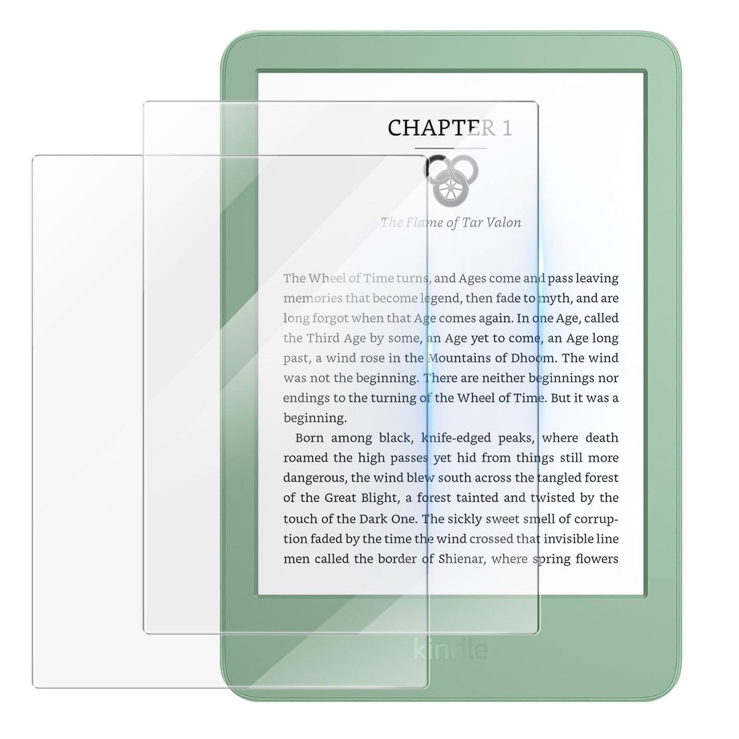 MoKo 6 Inch E-Reader Screen Protector Tempered Glass Anti-Scratch 9H HD Clear
