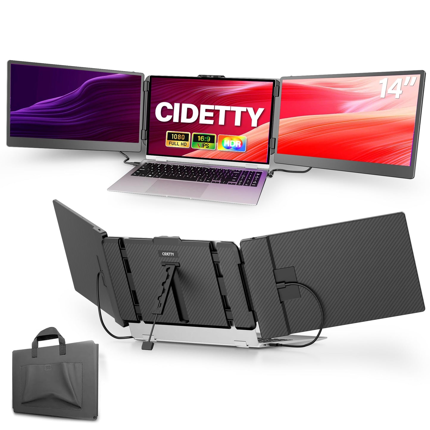 CIDETTY 14" S2 1920x1080 60Hz IPS Display Monitor