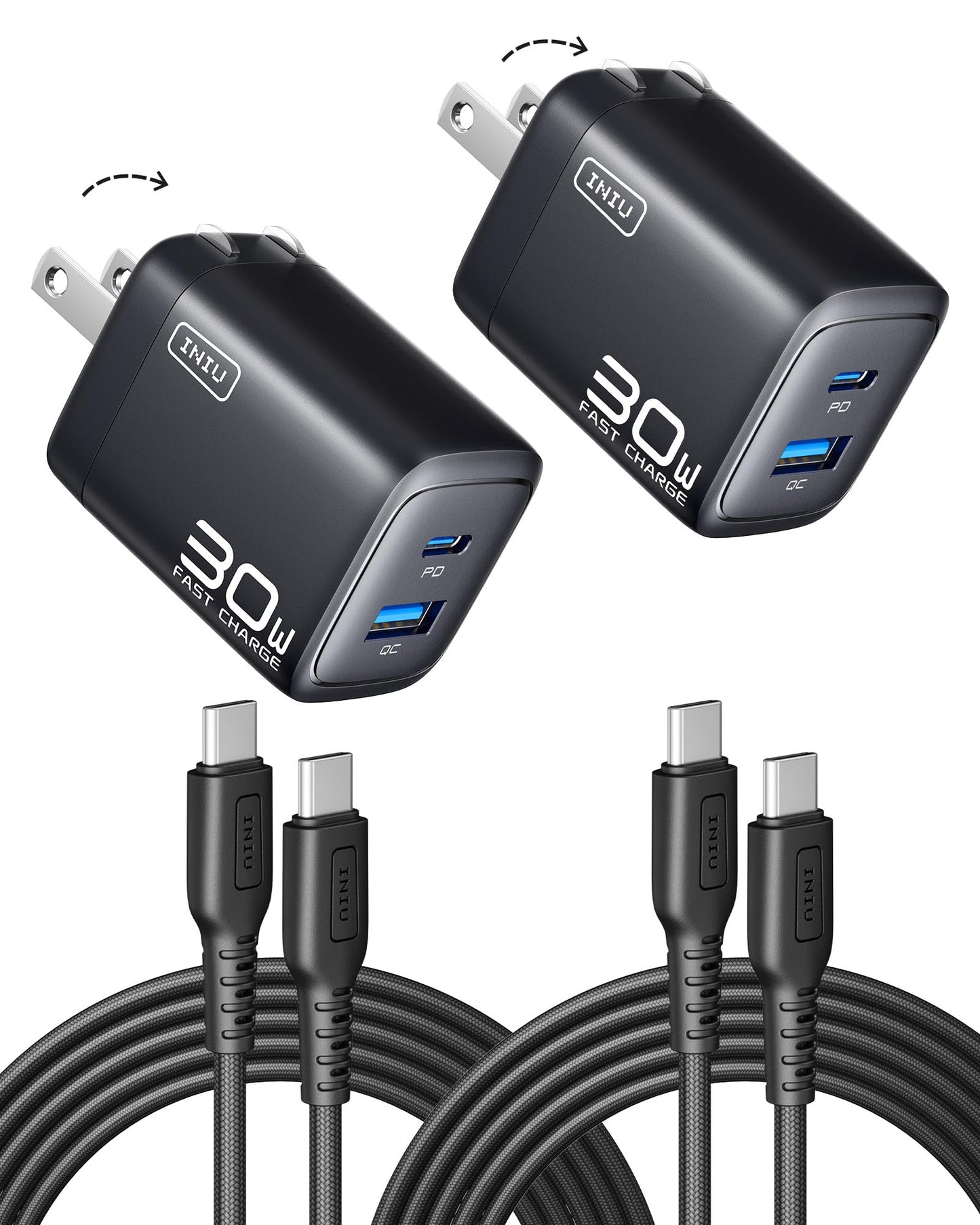 INIU 30W Dual-Port USB Wall Charger Model A12-E1