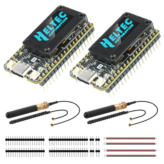 Aideepen 2MB RAM ESP32-S3 SX1262 LoRa Module 512KB Storage, 2.4GHz, Wi-Fi, Bluetooth, Type-C Connector, Development Board