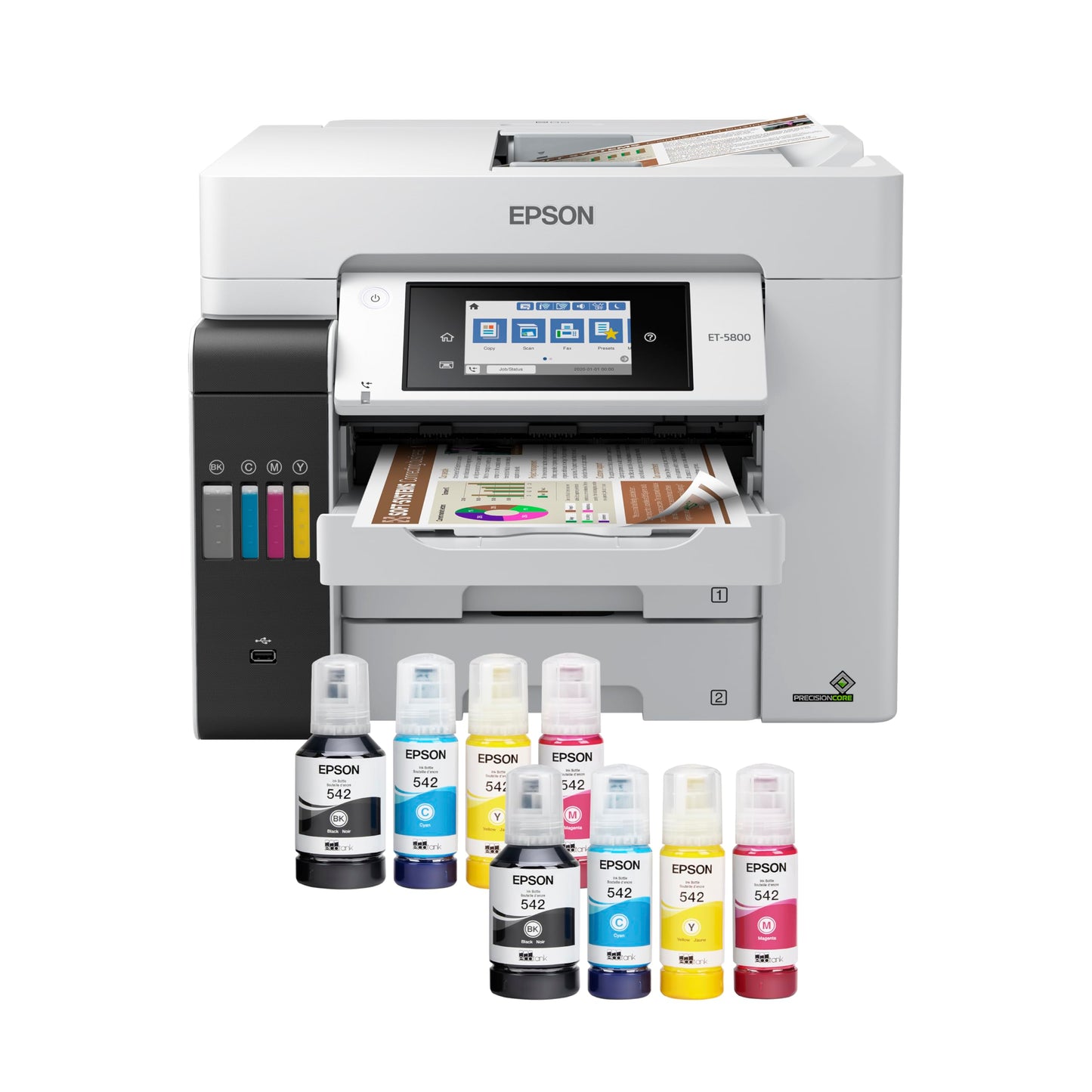 Epson 39.2 lbs EcoTank ET-5800 Color Inkjet Printer 4800 x 2400 dpi