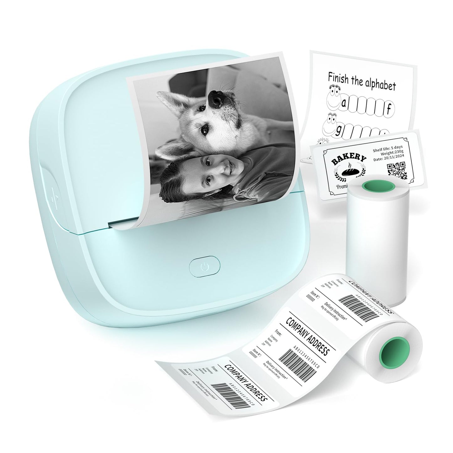 Gloryang JD-23 Mini Portable Thermal Printer 203 x 203 DPI Monochrome Sticker Printer