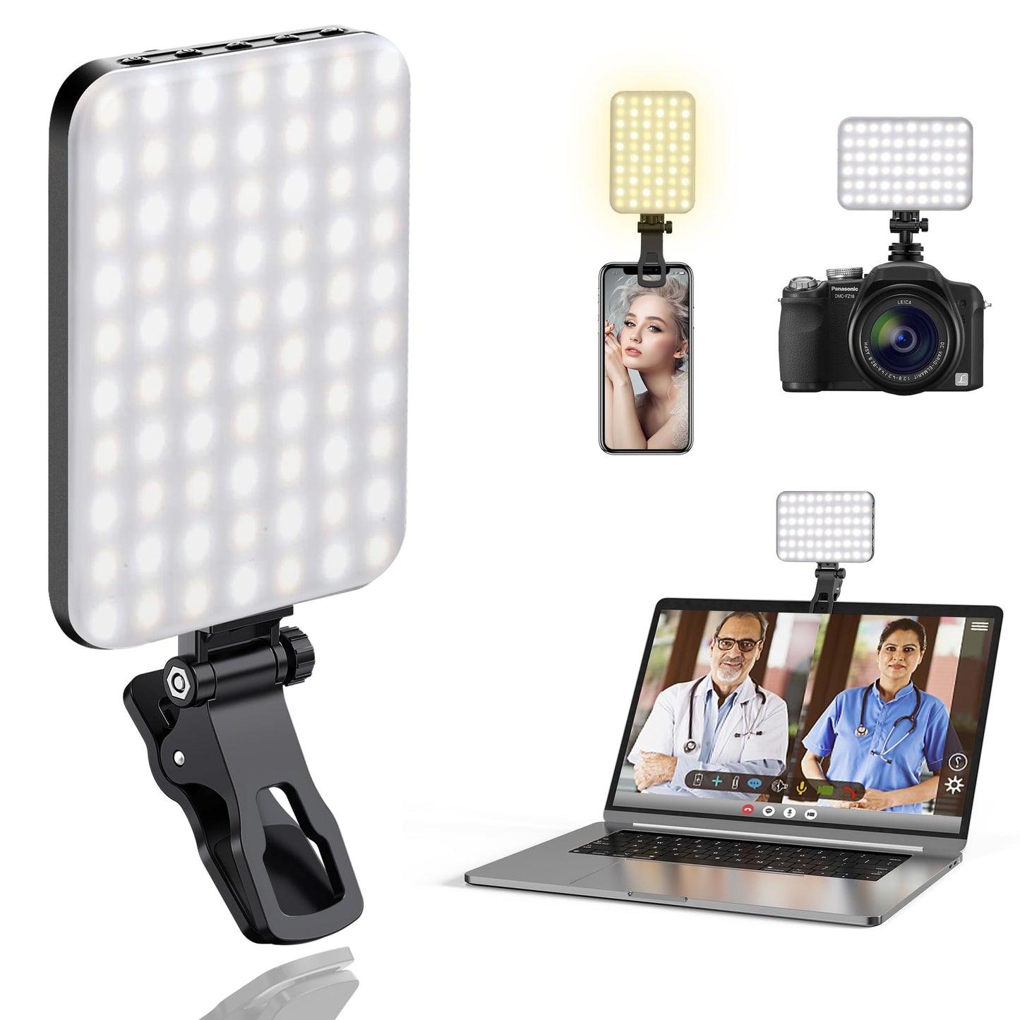 ALTSON 60 LED 3.9 Inch Rechargeable Fill Light D6-02-ES