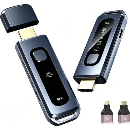 SETOXYX Wireless HDMI Transmitter and Receiver Kit 328FT/100M 4K Input 1080P@60Hz
