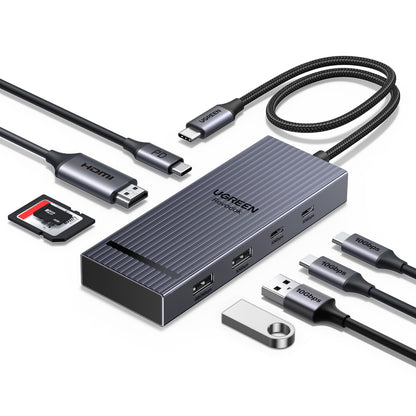 UGREEN 75027 USB C Hub 8-in-1 4K HDMI 60Hz 100W Power Delivery