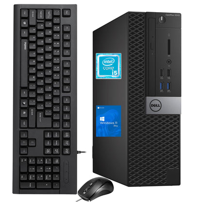 Dell OptiPlex 5040 SFF Computer Tower, Intel Core i5-6500T, 8GB RAM, 256GB SSD, 1920x1080, Windows 11 Pro