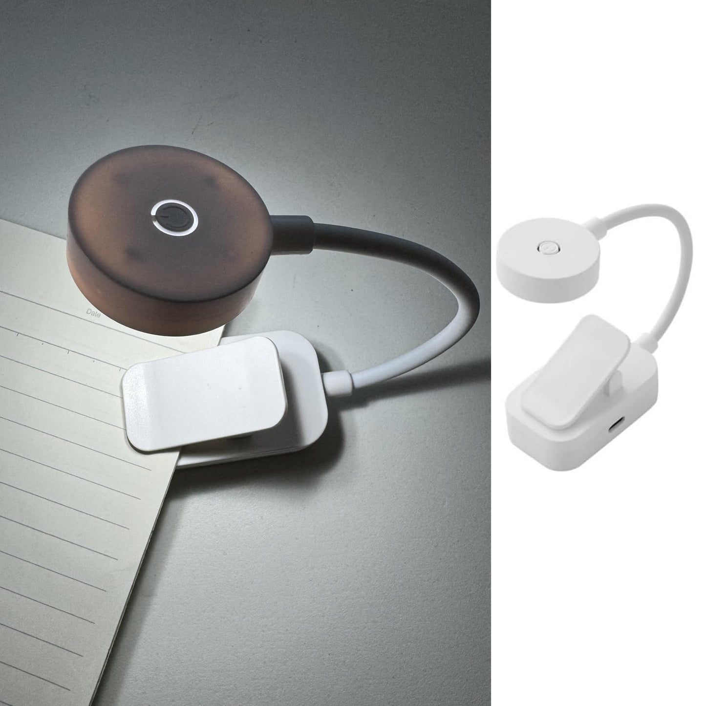 TALTAW 2.35" D x 1.42" W x 4.53" H E26 Reading Lamp 3 Color Temperature Adjustable Brightness Tabletop LED Light