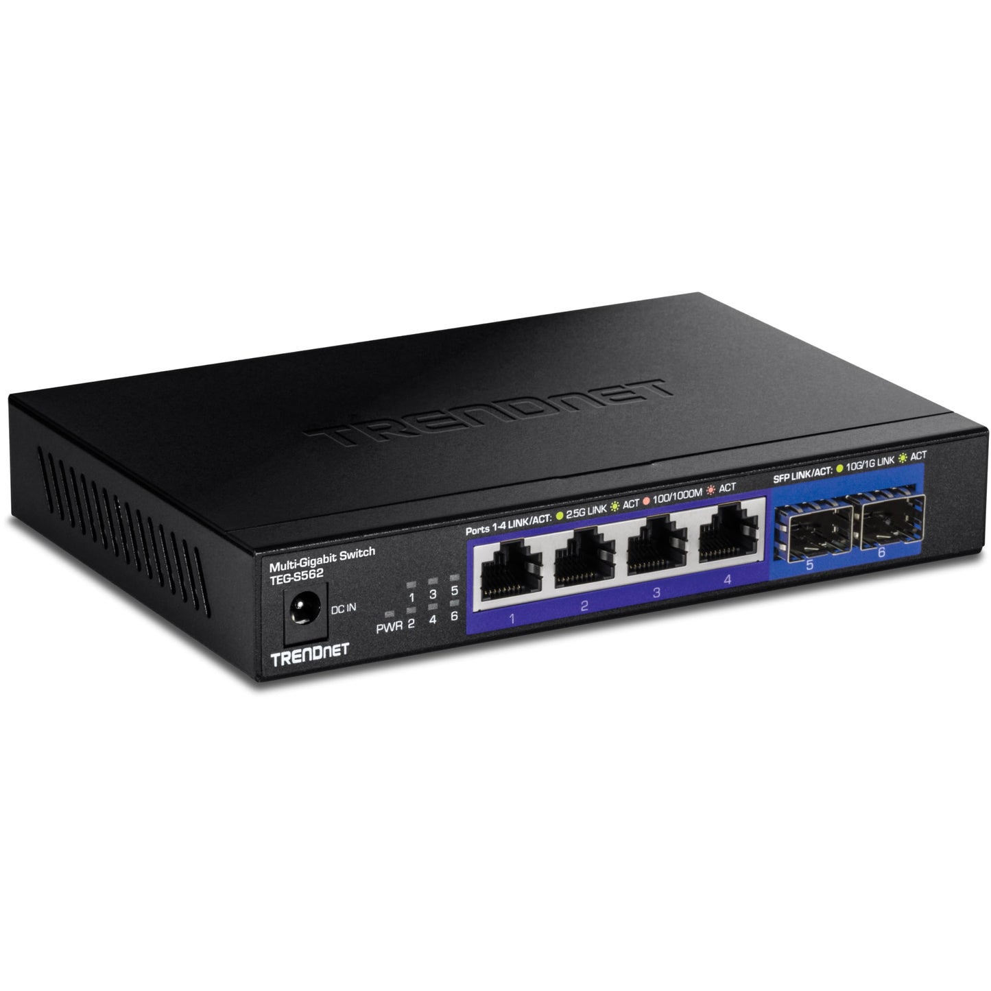 TRENDnet 6-Port Unmanaged Multi-Gig Switch TEG-S562