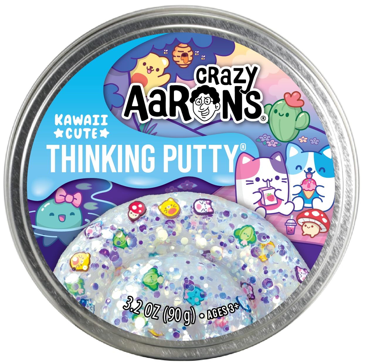 Crazy Aaron's Kawaii Cute KC020 Silicone Putty for Ages 3+ - Creative Play and Sensory Engagement