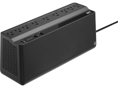 APC 850VA BE850G2 Uninterruptible Power Supply 450 Watts 120V 9 Outlets Tower Black