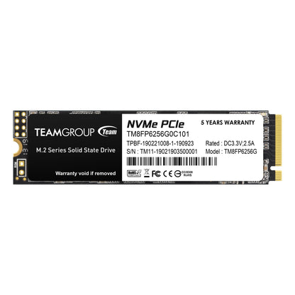 TEAMGROUP 256GB TM8FP6256G0C101 Internal SSD PCIe NVMe M.2 2280 Interface