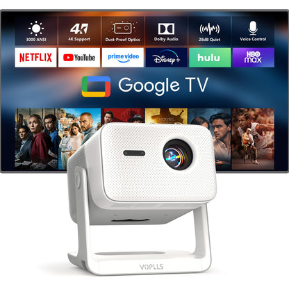 VOPLLS 3000 ANSI G7-2026 1920 x 1080 4K LED Projector