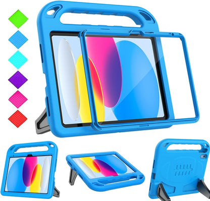 BMOUO 10.9 Inch iPad 11th/10th Generation Case for Kids - Model A3355/A3356 & A2696/A2757/A2777, Shockproof, Built-in Screen Protector, EVA Material