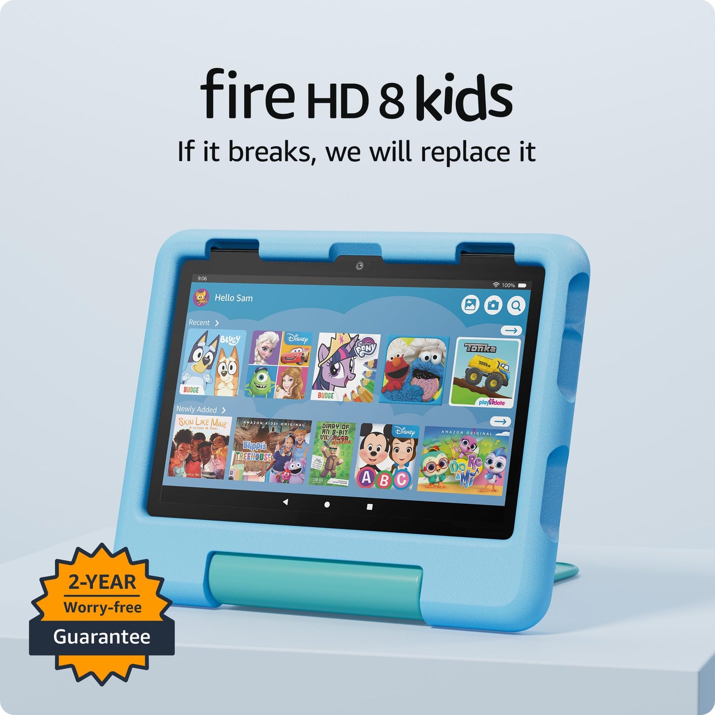 Amazon 8" Fire HD 8 Kids Tablet (Latest Model) 1280 x 800 13 Hour Battery 32GB Tablet