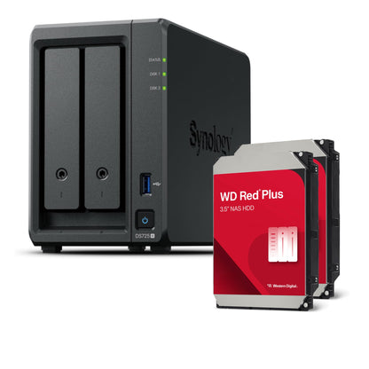 Synology 8TB DS725+/4TB-WD Network Attached Storage NAS