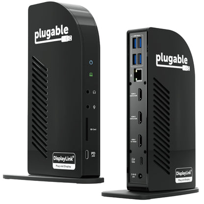 Plugable 13-in-1 USB-C Docking Station UD-ULTCDL 4K HDMI 30Hz Docking Station
