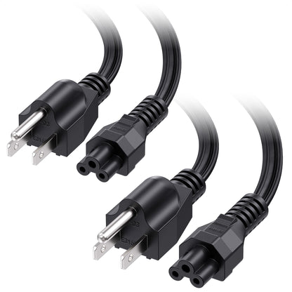 Cable Matters 30 Feet 400005-15x2 120V 3 Prong Power Cord with IEC C5 Connector